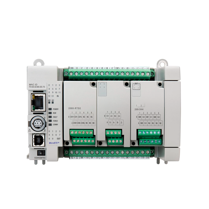 Sistemas de controlador lógico programable Micro870 PLC